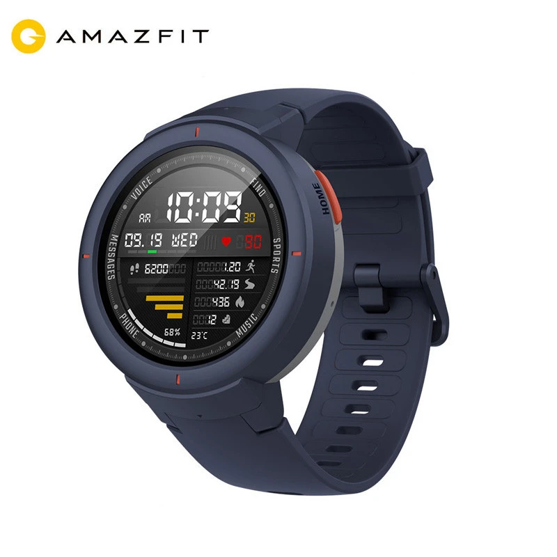 English Version Xiaomi Huami AMAZFIT Verge GPS Smart Watch IP68 AMOLED Screen Smartwatch
