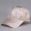 European And American Fashion Gold Velvet Solid Color Outdoor Sports Golf Soft Top Baseball Cap