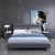 Import European Luxury Modern Bedroom Furniture Soft Leather King Double Bed With Mattress from China