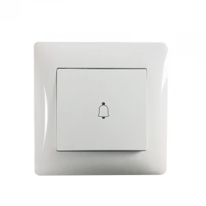 European standard home door bell push button PC plate Doorbell wall switch