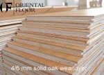 Extra wide 260 mm plank floor prime AB quality engineered wooden parquet flooring oak