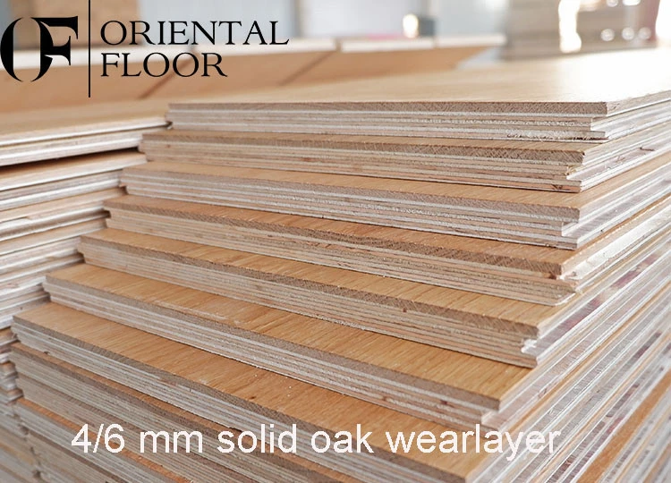 Extra wide 260 mm plank floor prime AB quality engineered wooden parquet flooring oak