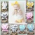 Factory custom wholesale bamboo bowknot baby teether toys wooden teether ring