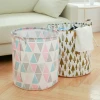Factory direct large waterproof toy dirty clothes storage bathroom canvas  dirty clothes  laundry basket