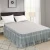 Import Factory direct sale Comfortable fitted bed skirt luxury wedding bedding set lace bedspread Saia de cama lesbica from China