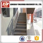 factory price customized sand blasting welding outdoor steel stair
