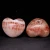 Import factory price gemstone rhodochrosite heart shape stone for healing from China