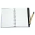 Import Factory Price Promotional Gifts Custom PU Material Notebook with Calculator Pen from China