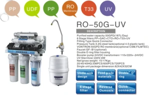 Factory Price RO Water Filter/Water Purifier Machine/RO System for Home Use RO-50G-A1