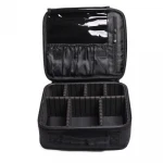 Factory price square holographic makeup bag cosmetic travel bags cases