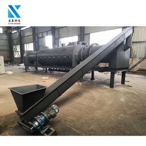 Factory supply rotary kiln for charcoal making machinery
