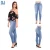 Import Factory Wholesale High Waisted Womens Butt Lift Tight Women Girls Ladies Push Up Fit Pants Denim Jeans For Big Extra Plus Size from China