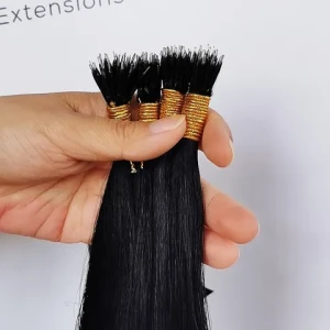 Factory wholesale remy human hair prebonded hair extension itip/utip/vtip/flat tip/nano ring hair extensions