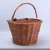 Import factory woven removable bike baskets hanging wicker storage bicycle front basket from China