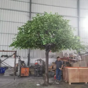 Fake Big Trees Large Indoor Decorative Artificial Oak Tree for Restaurant