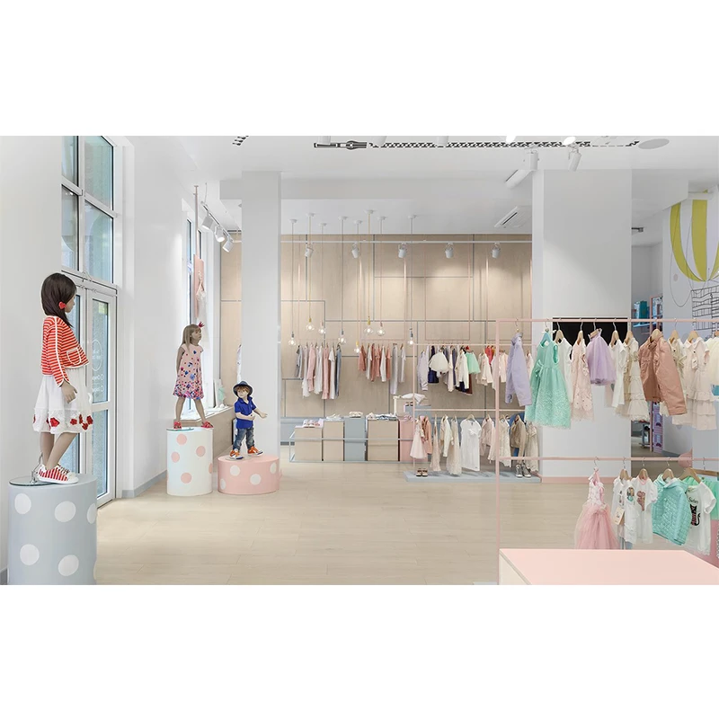Fashion Baby Apparel Tailor Make Shop Decoration Children&#x27;s Clothing Store Display