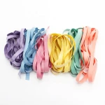 fashion custom color flat shape elastic rubber tape for swimwear with high quality