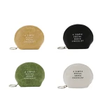 fashion cute portable and light weight small mini coin purse with zipper