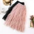 Import Fashion Tutu Tulle Skirt Women Long Maxi SkirtSpring Summer Korean Black Pink High Waist Pleated Skirt Female from China