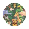 Festive supplies Disposable 7-inch dinner plate jungle animal theme children&#39;s birthday party holiday celebration tableware