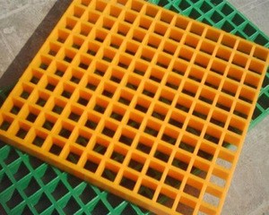 Fiberglass Grilling Grating with house decoration