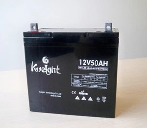 First quality 12V50ah agm deep cycle batteries for solar energy system