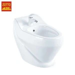 Floor mounted professional european style ceramic wc clean vagina toilet bidet with ce certificate