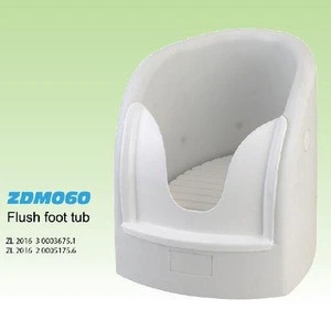 flush foot tub