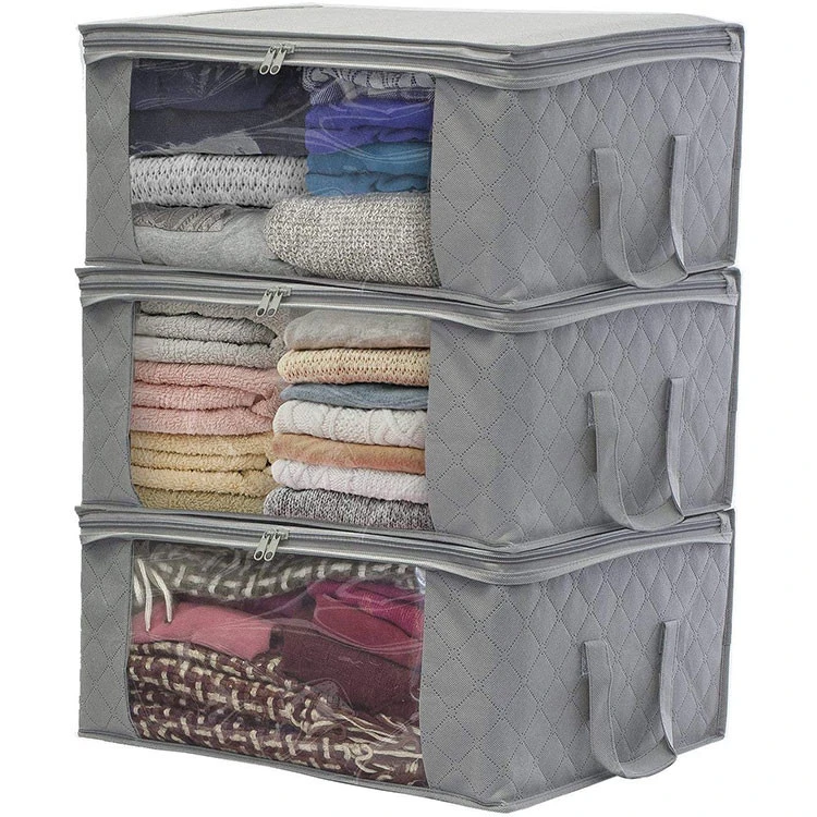 Foldable cloths storage box clothes bedrooms storage bag organizer