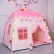 Import Folding Childrens Tent Wigwam Portable Kids Tents Tipi Large Baby Play House Kids Flowers Little House Birthday Gift Room Decor from China
