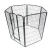 Import folding large heavy duty metal square tube puppy pet play pen from China