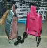 folding luggage cart 3 wheels climb stair shopping trolley foldable hand cart 3 wheels airport hand trolley