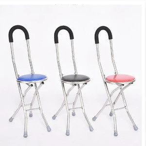Folding stool walking stick/Walking Cane with chair function