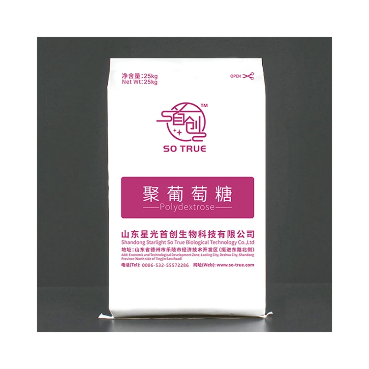 Food Grade Additives Polydextrose Powder With Water Soluble Dietary Fiber
