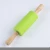 Import Food grade baking tools silicone rolling pin with wood handle from China