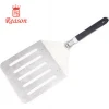 Food Grade Big Size Pizza Turner, Stainless Steel Pizza Spatula With Folding TPR Handle