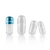Import Food grade round small plastic shrink pill capsule bottle with aluminum cap from USA