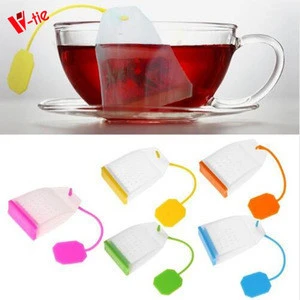 Food-grade Silicone Tea Bags Colorful Style Tea Strainers Herbal Tea Infusers Filters