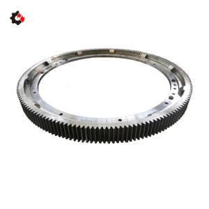 For cement mixer forged steel transmission large module diameter spur ring  gear