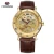 Import FORSINING 9005 Men Automatic Mechanical Stainless Steel Case Watch High Quality Leather Watch Strap from China