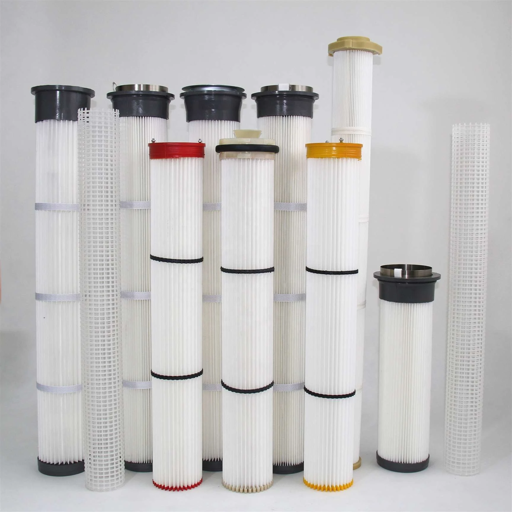 FORST Top Loading Polyester Pleated Dust Filter Bag Cartridges