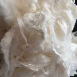 FR VSF flame retardant viscose fiber 3d*60mm raw white blending with wool  for underwear
