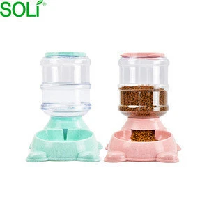 Free Outdoor Travel Automatic Cat Feeder Gravity Pet Food Feeder and Water Dispensers for Dogs and Cats