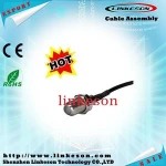 (free sample)RP TNC female to F female coaxial nickel connector for RG174