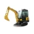 Import Free shipping  2.5 ton mini excavator with cabin from China