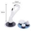 Free Shipping Battery Support Hand-held Daily Use House Dust ABS Plastic Electric Toilet Bathroom Kitchen Cleaning Brush