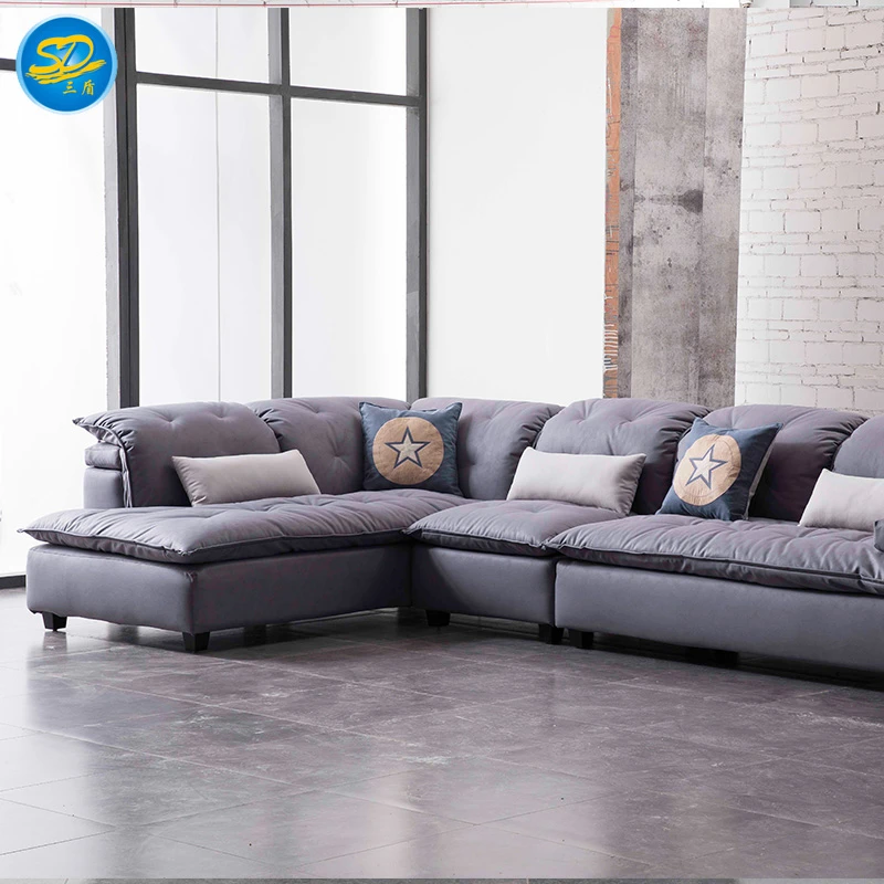Furniture Factory Provided Living Room Sofas Fabric Sofa Bed Royal Sofa Set Living Room Cover Antique Wood Style Packing Modern