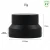 Import Fuyun Manufacturer 15g/30g/50g Slope Shoulder Round Matte Screw Cosmetic Containers Cream Black Frosted Glass Cosmetic Jar from China