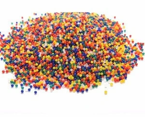 Gel Water Beads Transparent Jelly Pearls Crystal Water Gel Bead Rainbow Mix