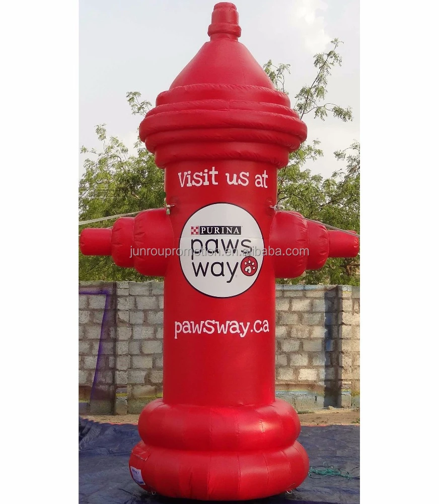 giant inflatable fire hydrant, factory giant replica AD-84